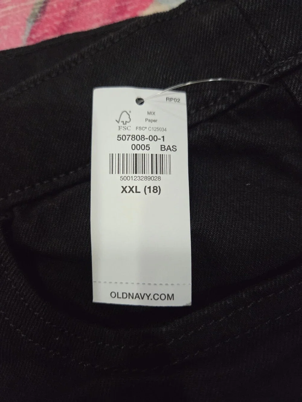 New Old Navy Girl's Black Bootcut Stretch Denim Jeans Size XXL/18